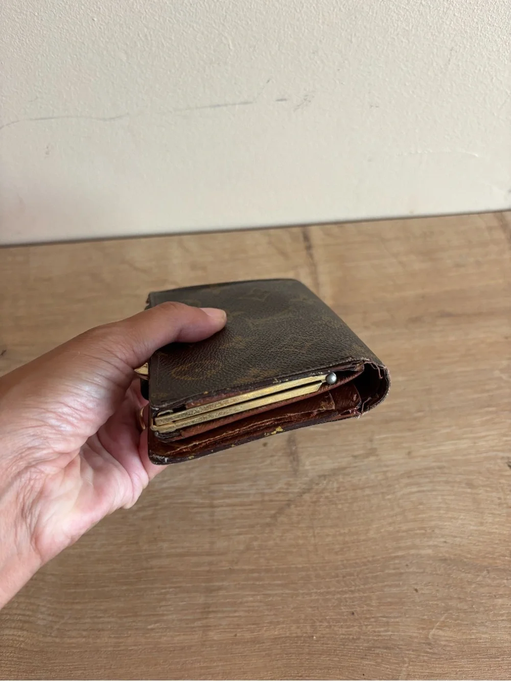 Authentic Louis Vuitton monogram french wallet